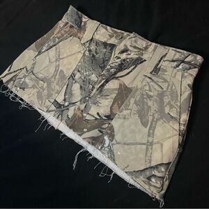 Camo Micro Mini Skirt